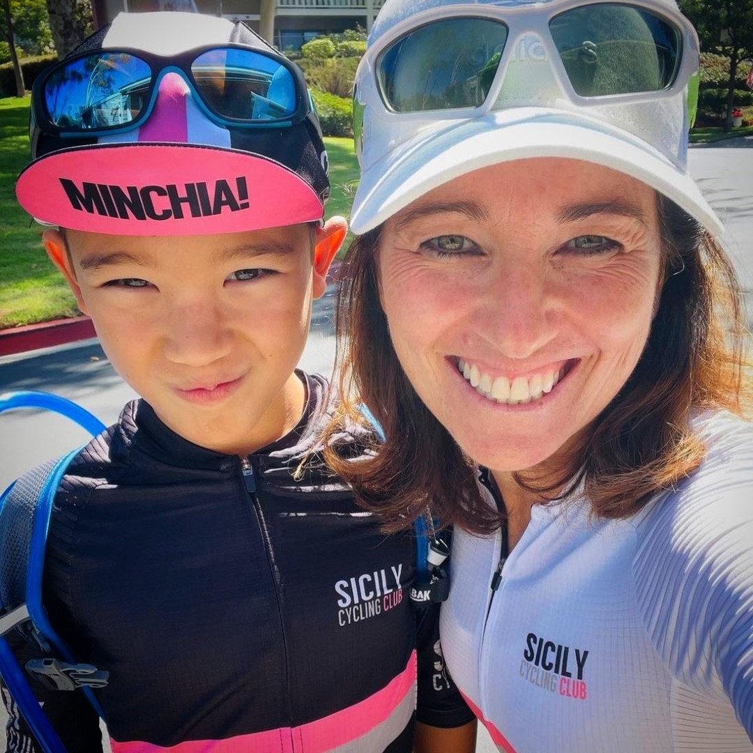 Half Sicilian, half Chinese Malaysian! Little Titi is a great fan of Sicily Cycling Club and proudly wears our cycling gear even in SoCal where "minchia" is the D word 😂

#cyclingteam #cyclingholiday #giroditalia #cyclingpassion #cyclingapparel #roadbikelife #cyclingstyle #cyclinggirls #biketravel #sicilytourism #cyclingfood #cyclingislife #italycycling #cyclinglovers #lovecycling #lovesicily #cyclingshot #roadbikepics #cyclingmotivation #etnavolcano
#sicilycyclingclub #gravelride #gravelroad #cyclingphotos #minchia #giro2022 #giroditalia #giroditalia2022